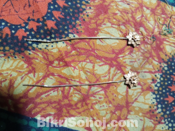 ২১ ক্যারেট সোনার ৩আনা ৬ পয়েন্ট কানের দুল